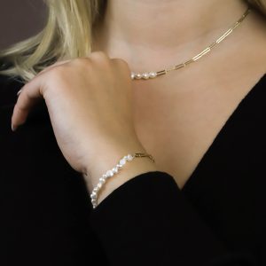 sada šperků s přírodními perlami