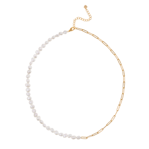 náhrdelník perly sladkovodní stříbro rhodiované 18K zlato dárek pro manželku přítelkyni milovanou osobu vánoční narozeniny jmeniny narozeniny bejessa