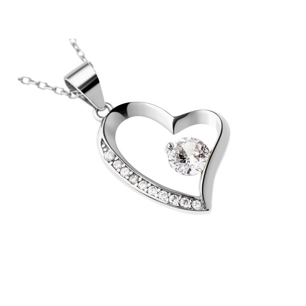 precjosa-bejessa-náhrdelník-lesklý-bílý-stříbrný-925-rhodiovaný-dárek